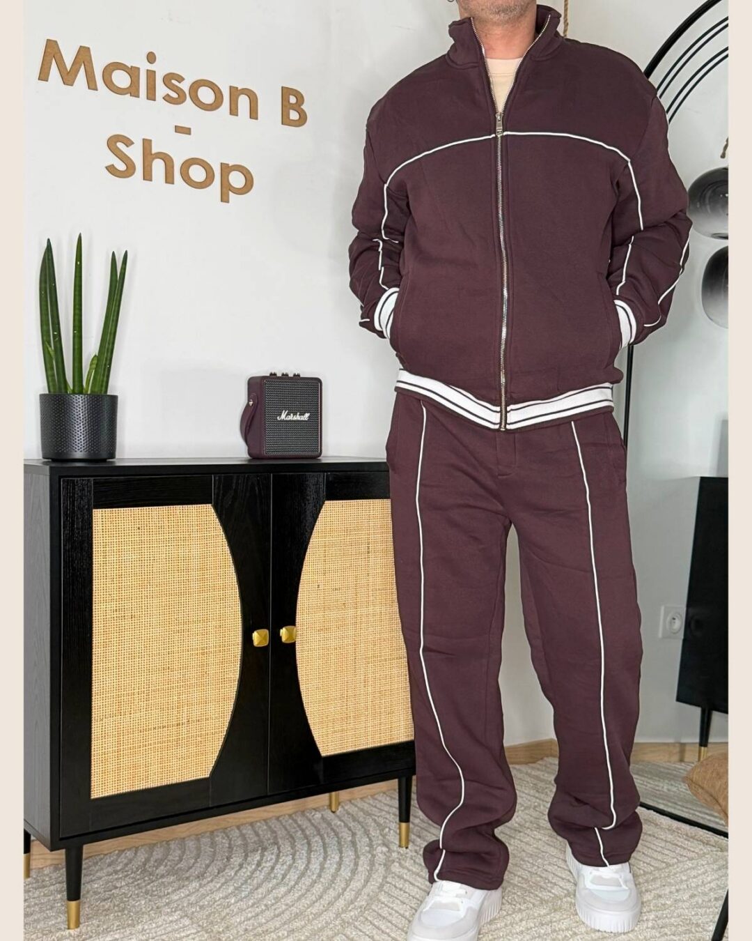 Ensemble jogging homme bordeaux – confort & style au quotidien