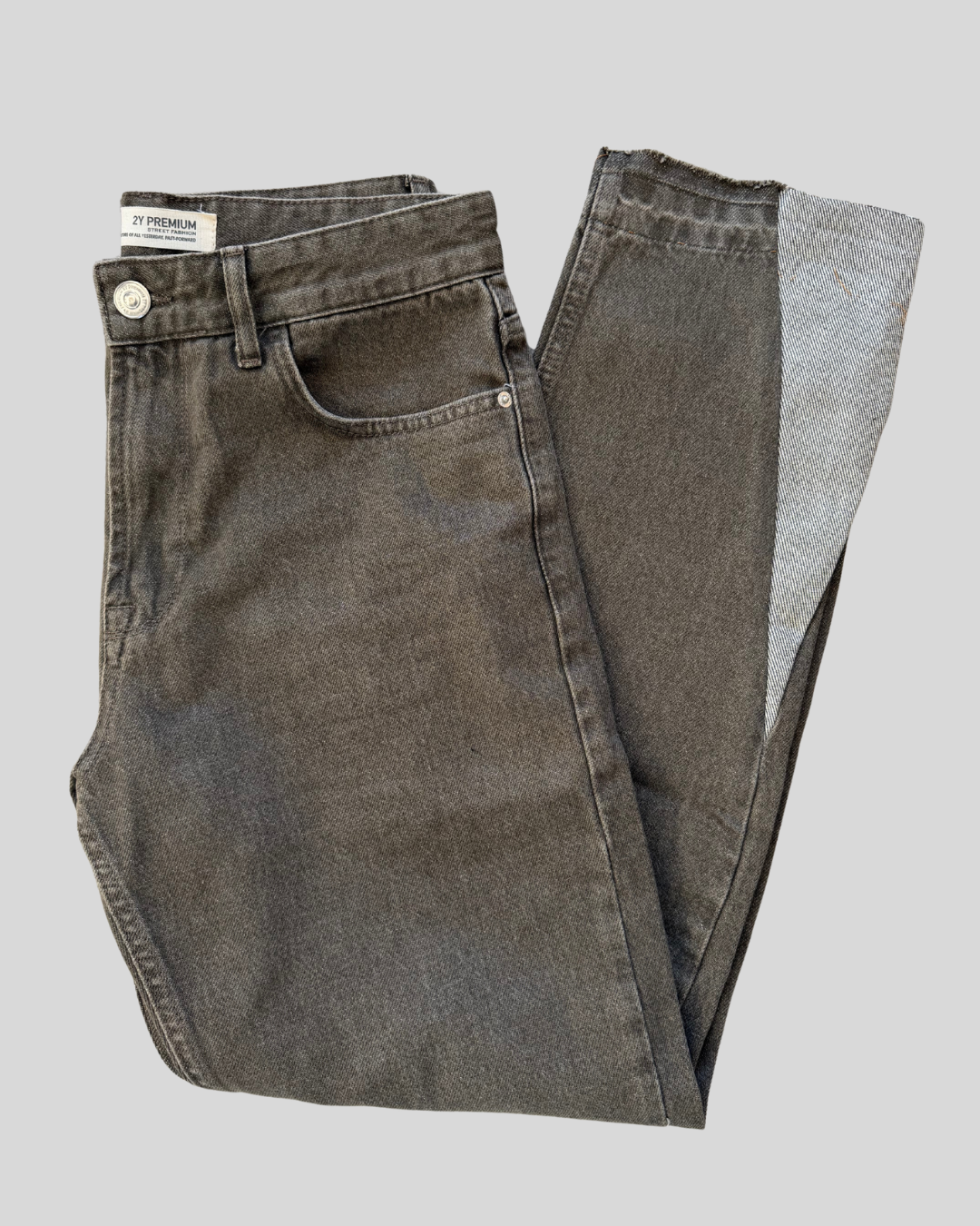 ARVID – Jean marron homme (triangle beige) – Image 6