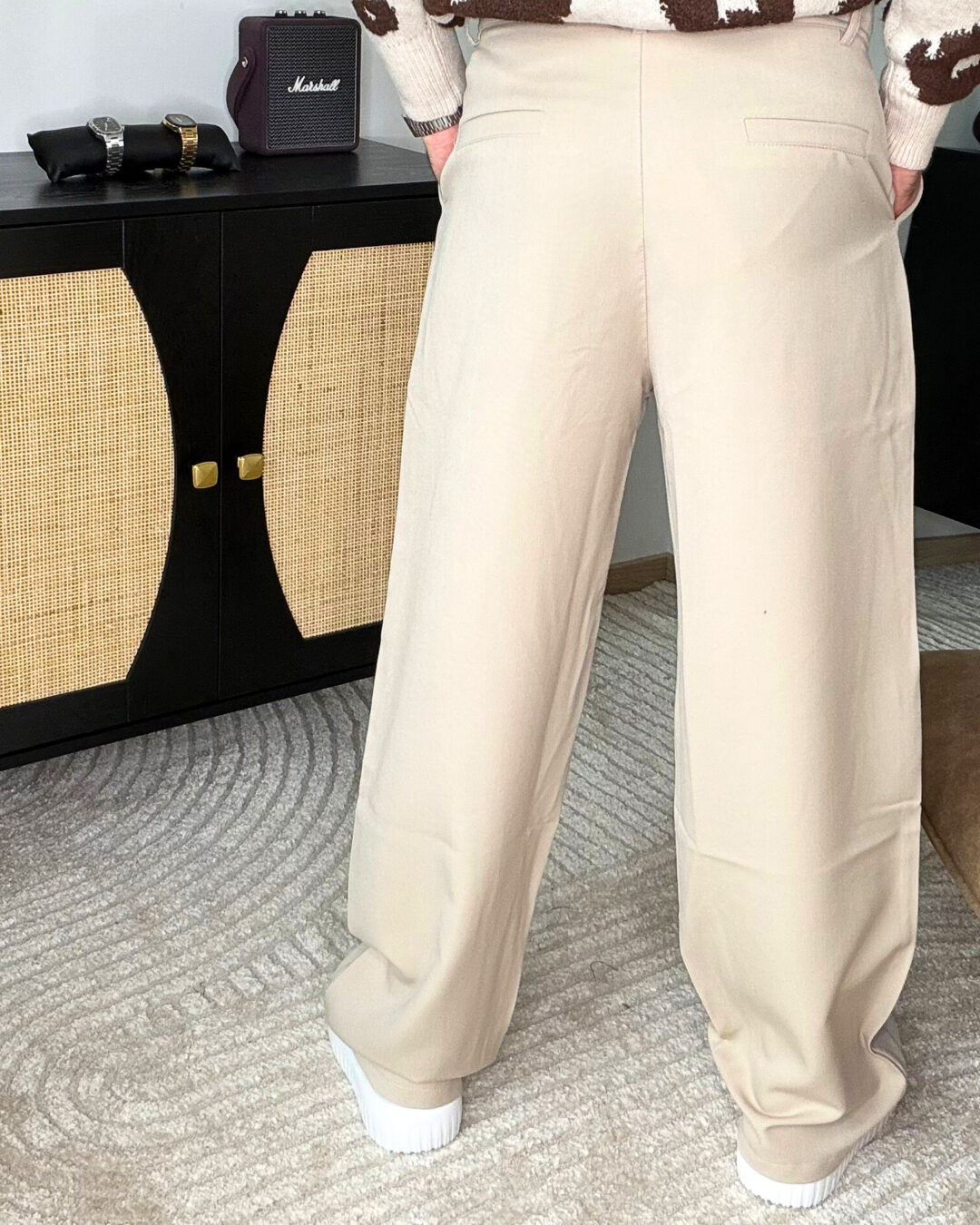 Pantalon large beige homme – confort moderne & style casual