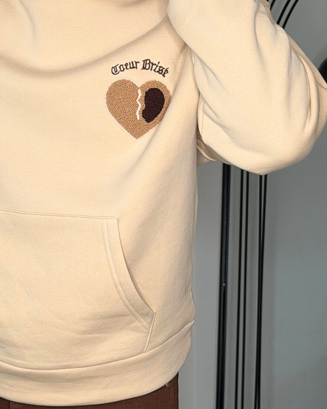 Sweat à capuche beige homme – style casual & confort quotidien