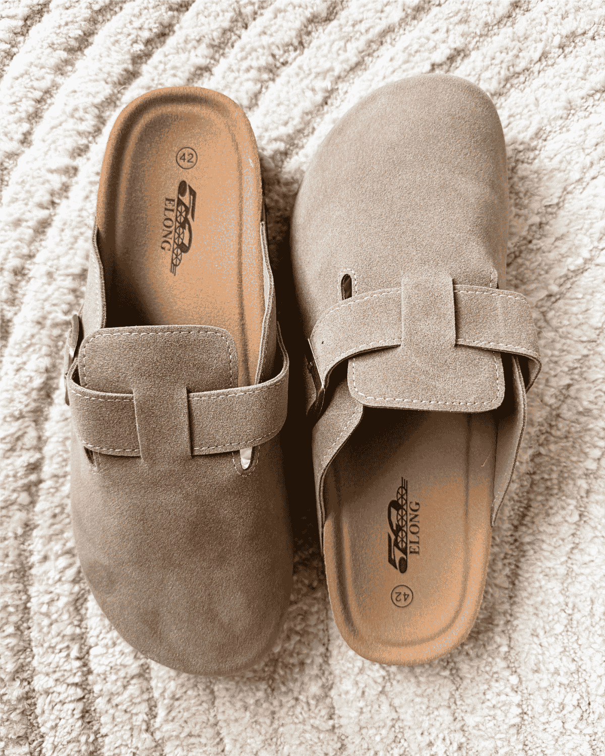 ESKIL – Mules homme taupe à boucle ajustable – Image 4