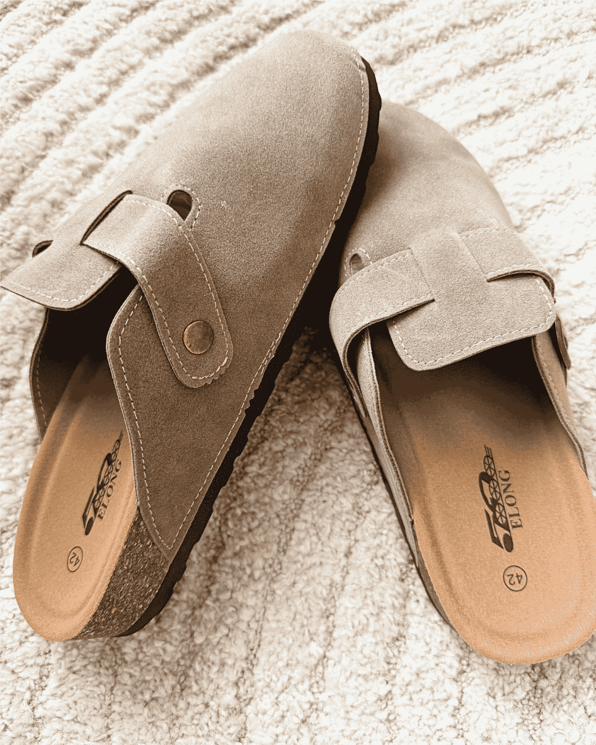 ESKIL – Mules homme taupe à boucle ajustable – Image 3
